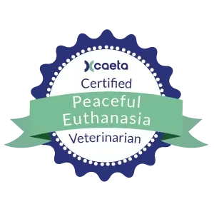 Image for Certified Peaceful Euthanasia Veterinarian title given by Companion Animal Euthanasia Training Academy