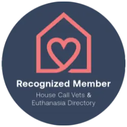 In home pet euthanasia directory badge for HolisticalVets
