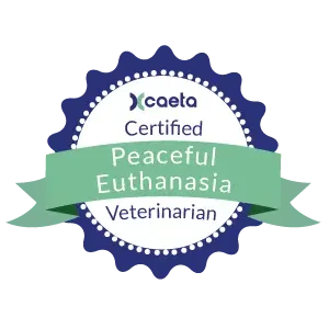 CAETA certified peaceful euthanasia veterinarian providing in-home euthanasia in Atlantic County